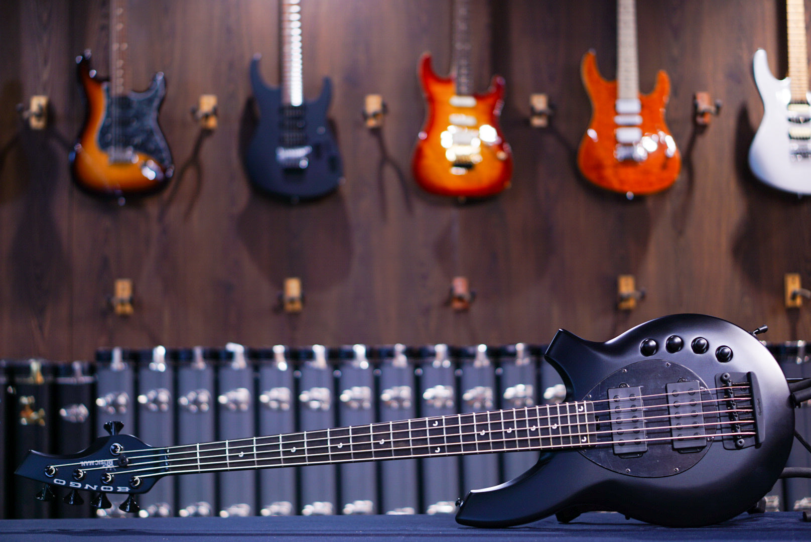 Ernie Ball Music Man Bongo 5 HH Stealth Black K04842