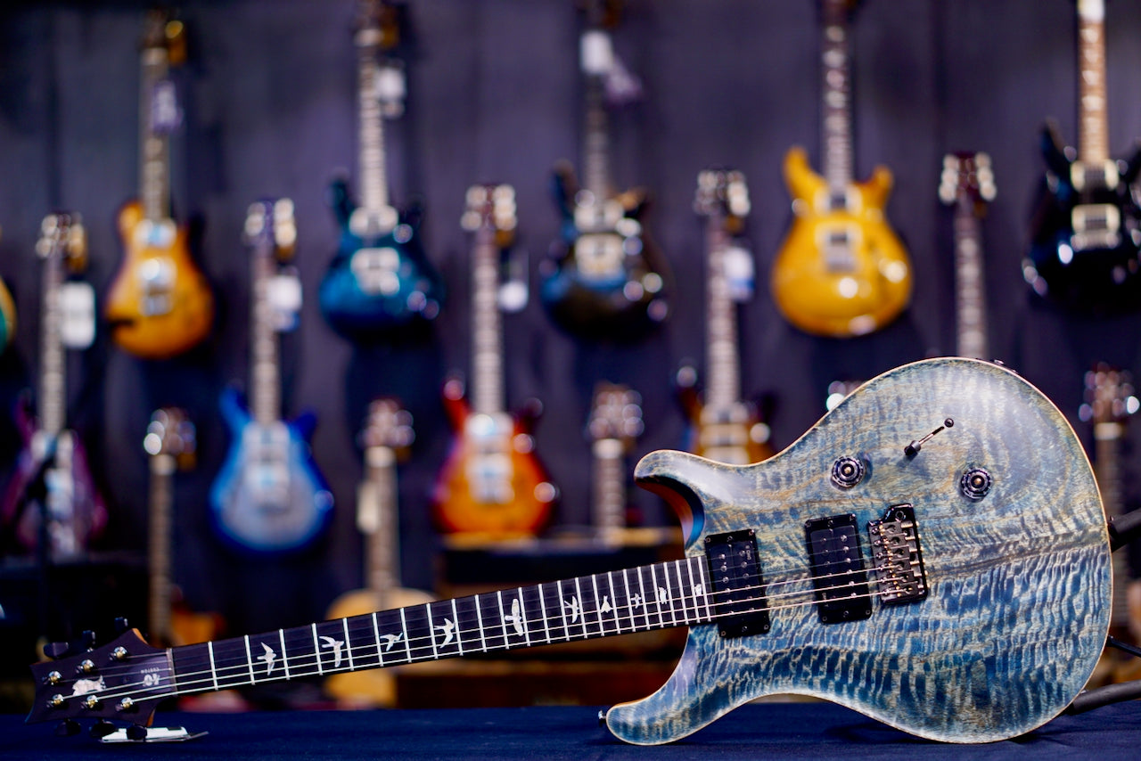 PRS 40th Anniversary Custom 24 Satin Limited Edition Faded Whale Blue 0409655
