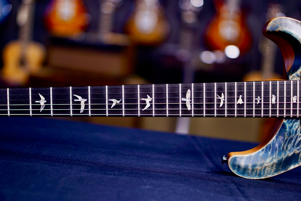 PRS 40th Anniversary Custom 24 Satin Limited Edition Faded Whale Blue 0409655