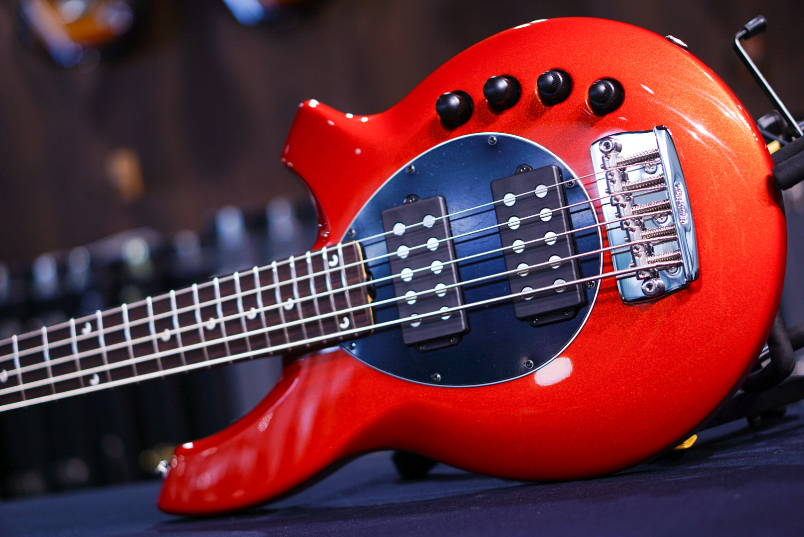 Ernie Ball Music Man Bongo 5 HH Blood Orange K04622