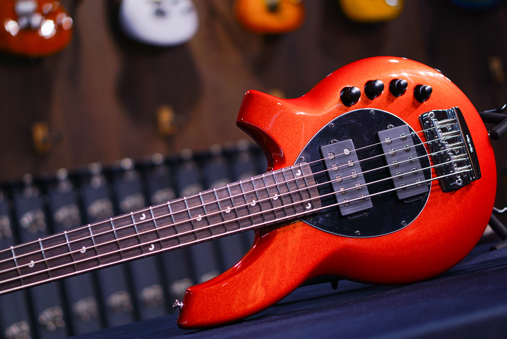 Ernie Ball Music Man Bongo 5 HH Blood Orange K04622