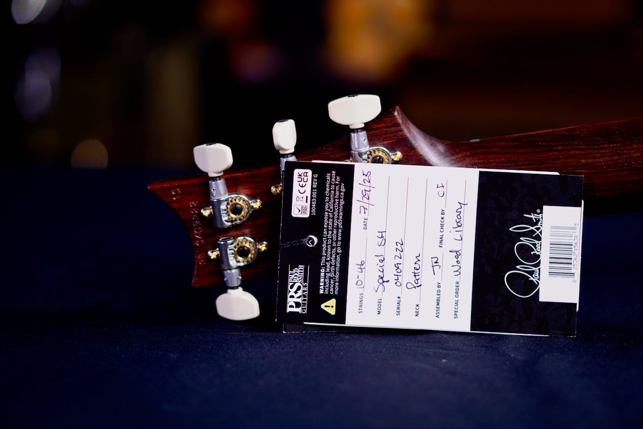 PRS Special 22 Semi Hollow Wood Library Blue Fade Rosewood Neck 0409222