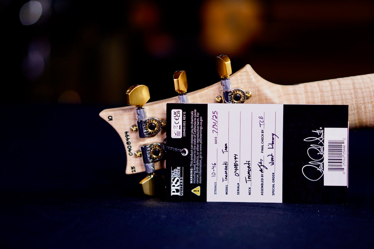 PRS Tremonti Wood Library Quilt River Blue 0408494