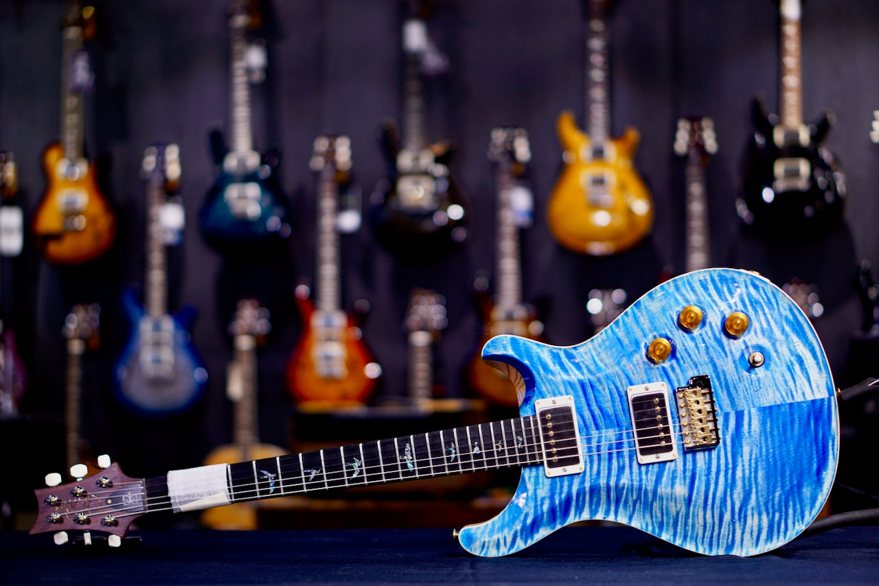 PRS DGT Wood Library Faded Blue Jean Rosewood Neck 0413094