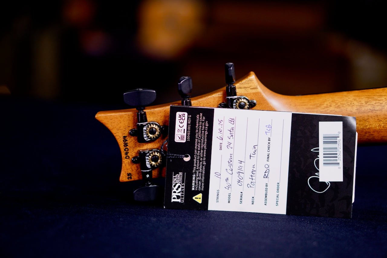 PRS 40th Anniversary Custom 24 Satin Limited Edition Charcoal 0409194