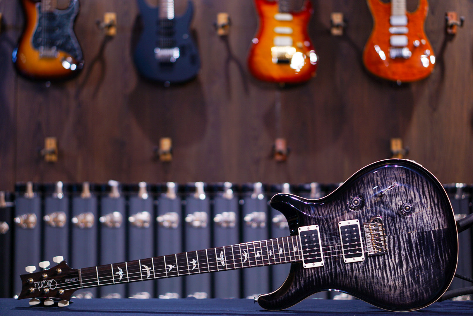 PRS CUSTOM 24 CHARCOAL BURST 24 0383724