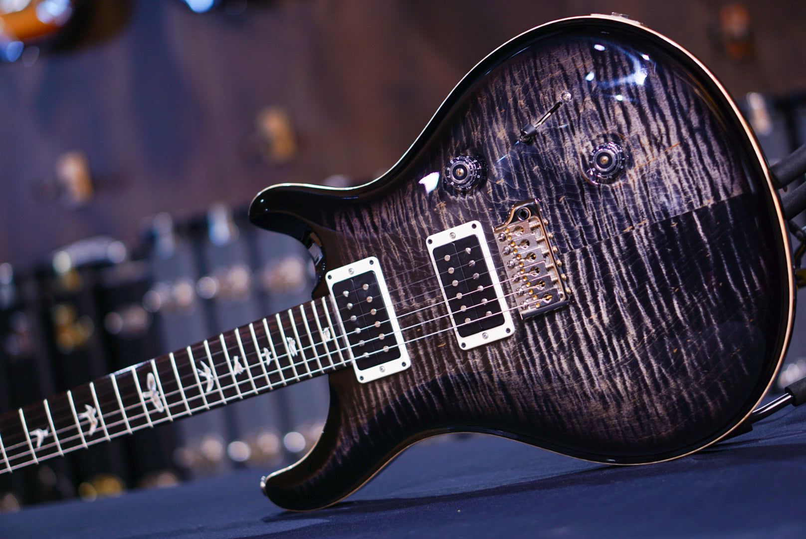 PRS CUSTOM 24 CHARCOAL BURST 24 0383724