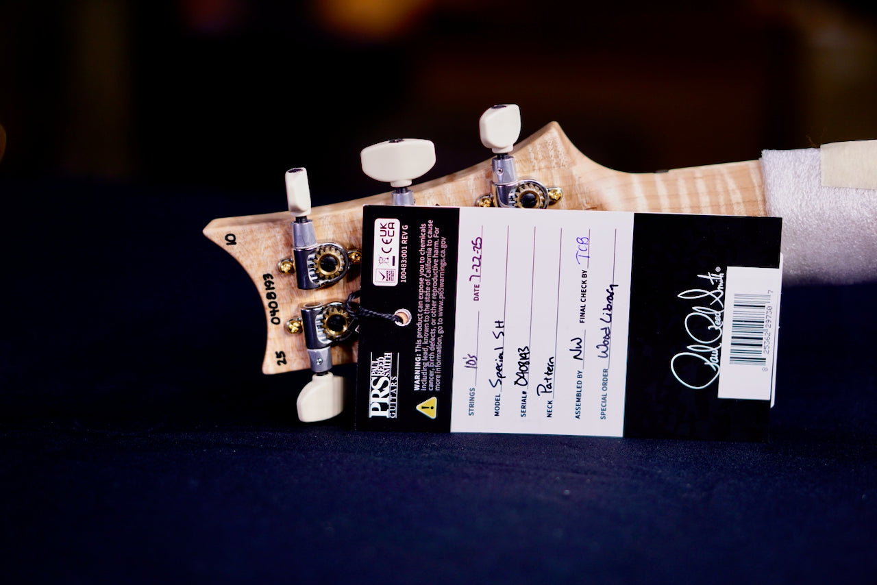 PRS Special 22 Semi Hollow Wood Library Blue Fade White Back 0408193