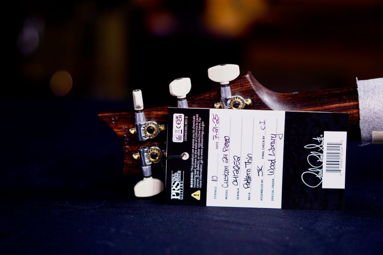 PRS Custom 24 Piezo Wood Library Rosewood Neck Jade 0412652