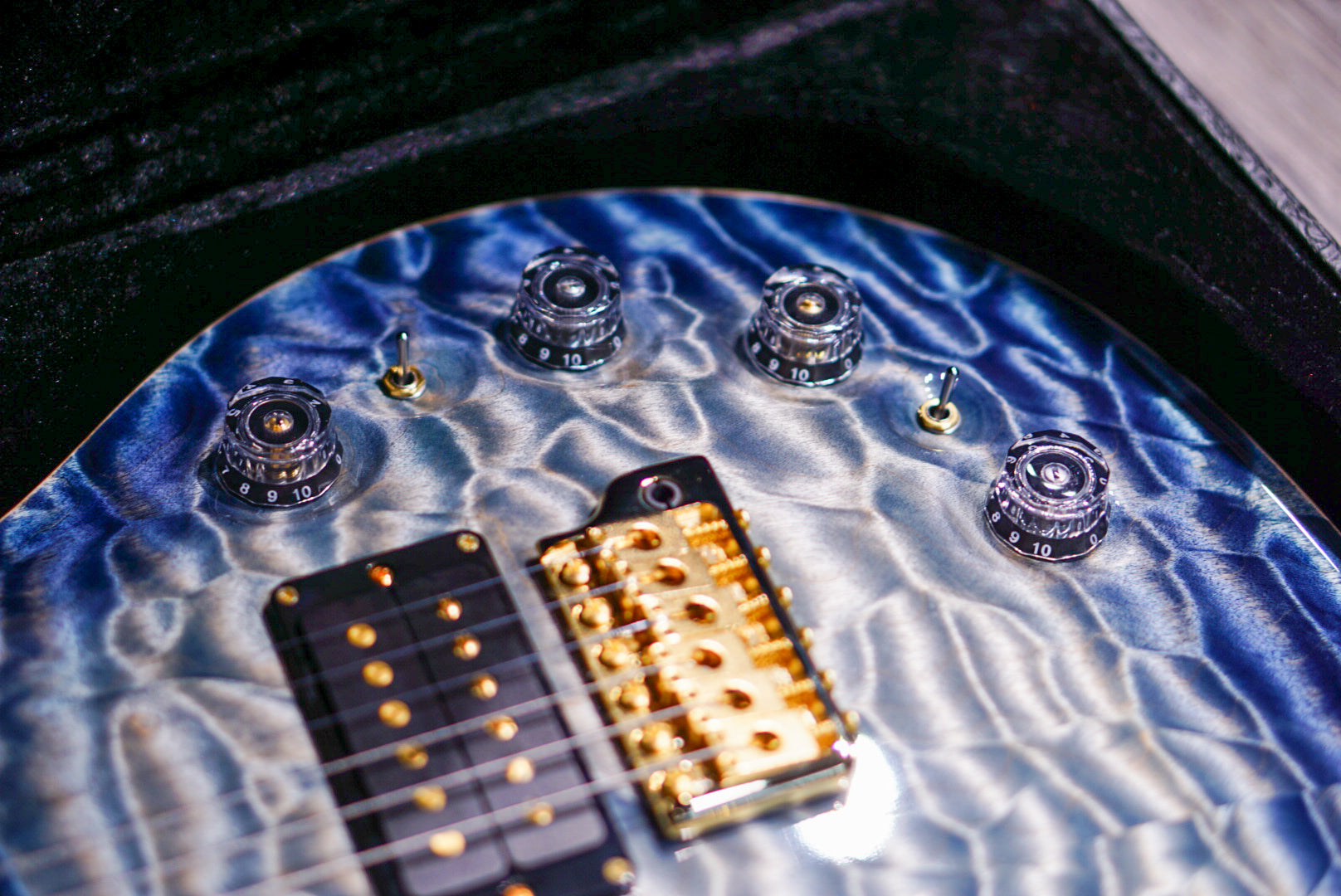 PRS Private stock Doubleneck indigo glow PS 10942 0383427