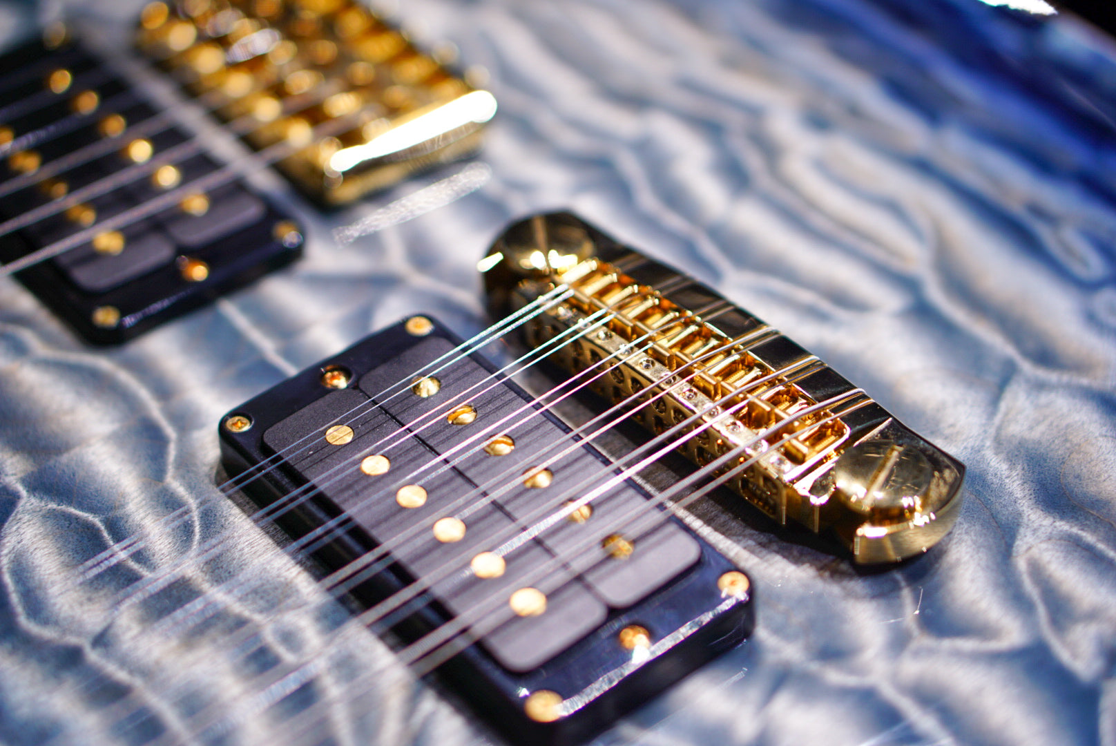 PRS Private stock Doubleneck indigo glow PS 10942 0383427