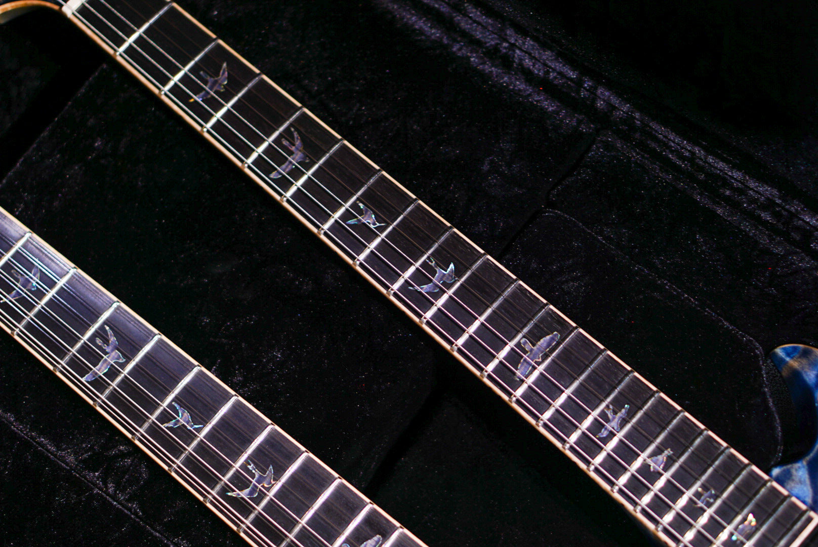 PRS Private stock Doubleneck indigo glow PS 10942 0383427