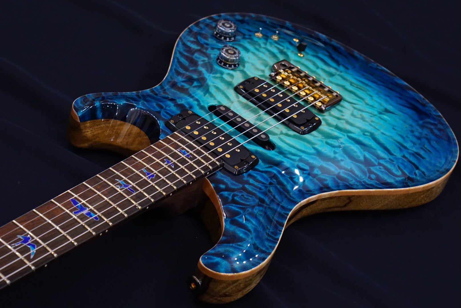 PRS Private stock modern eagle V in sub zero glow - HIENDGUITAR PRS GUITAR
