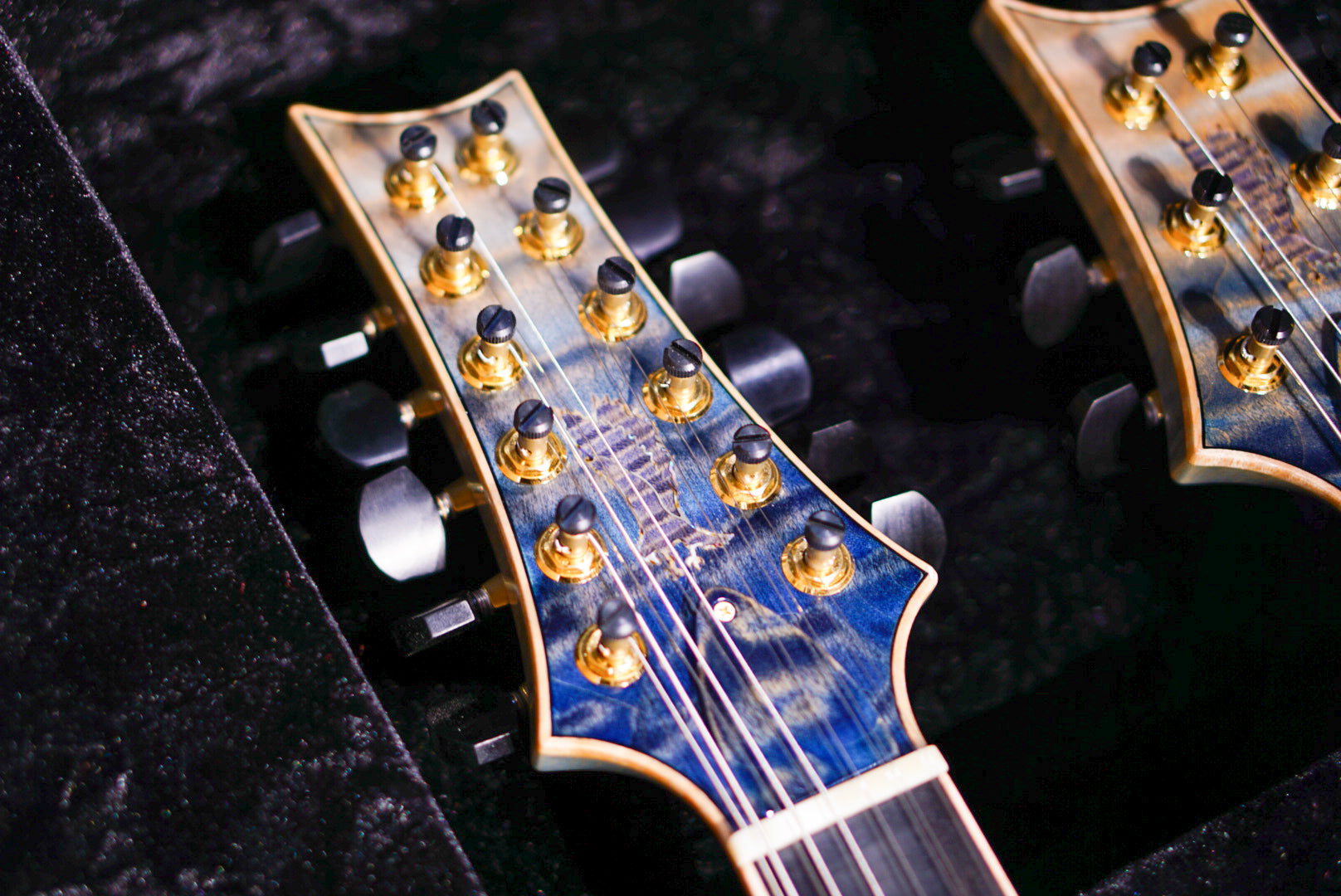 PRS Private stock Doubleneck indigo glow PS 10942 0383427