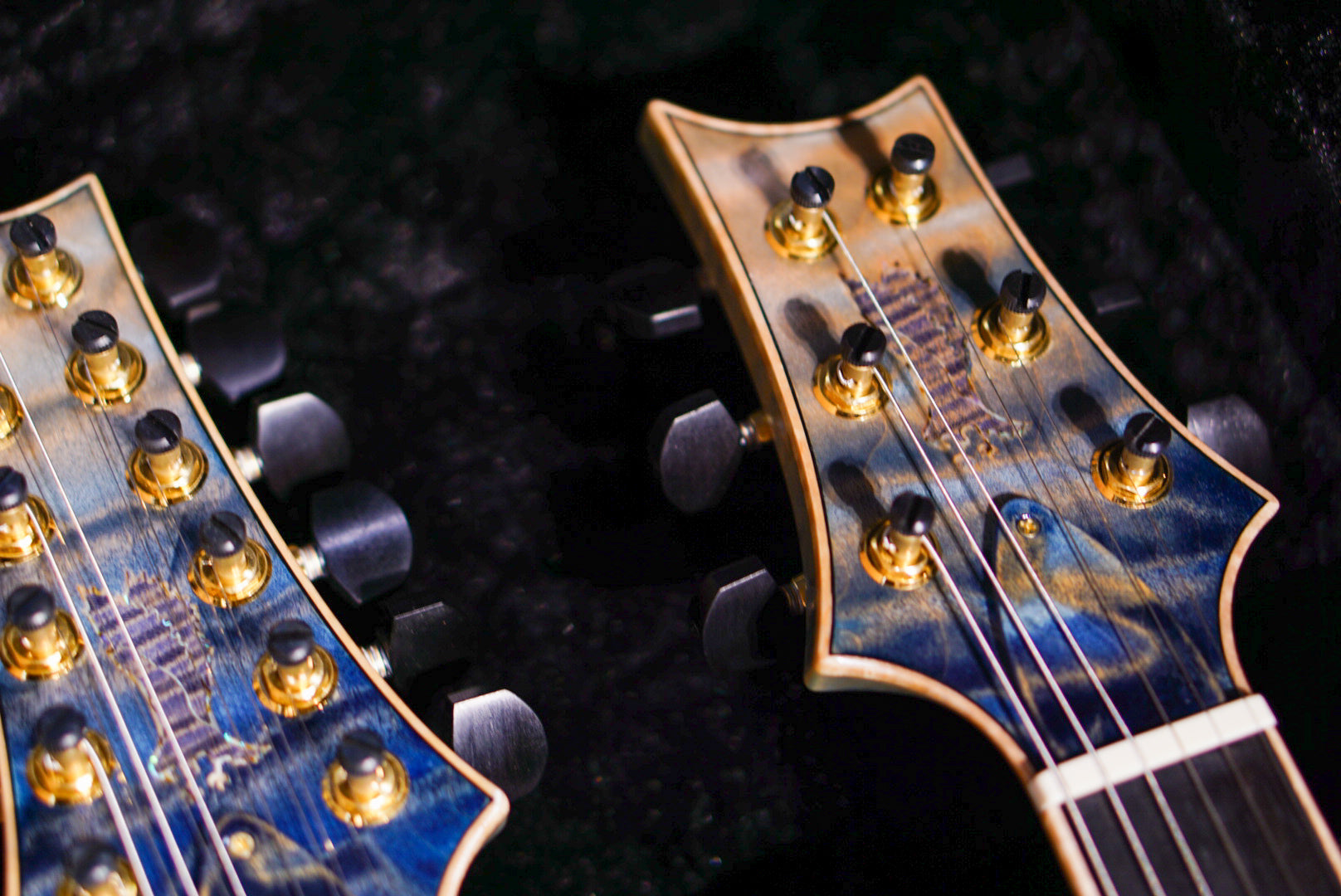 PRS Private stock Doubleneck indigo glow PS 10942 0383427