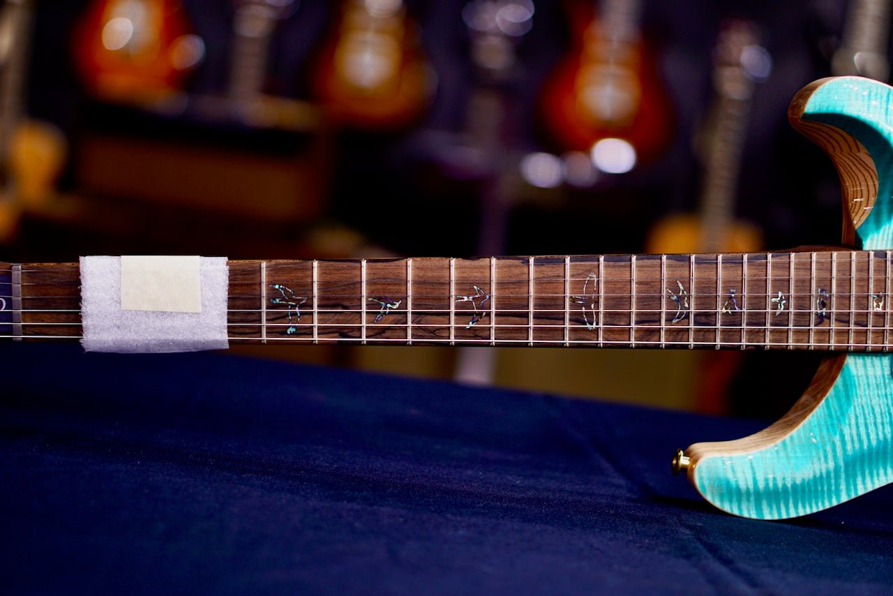 PRS Custom 24 Piezo Wood Library Rosewood Neck Blue fade 0412653