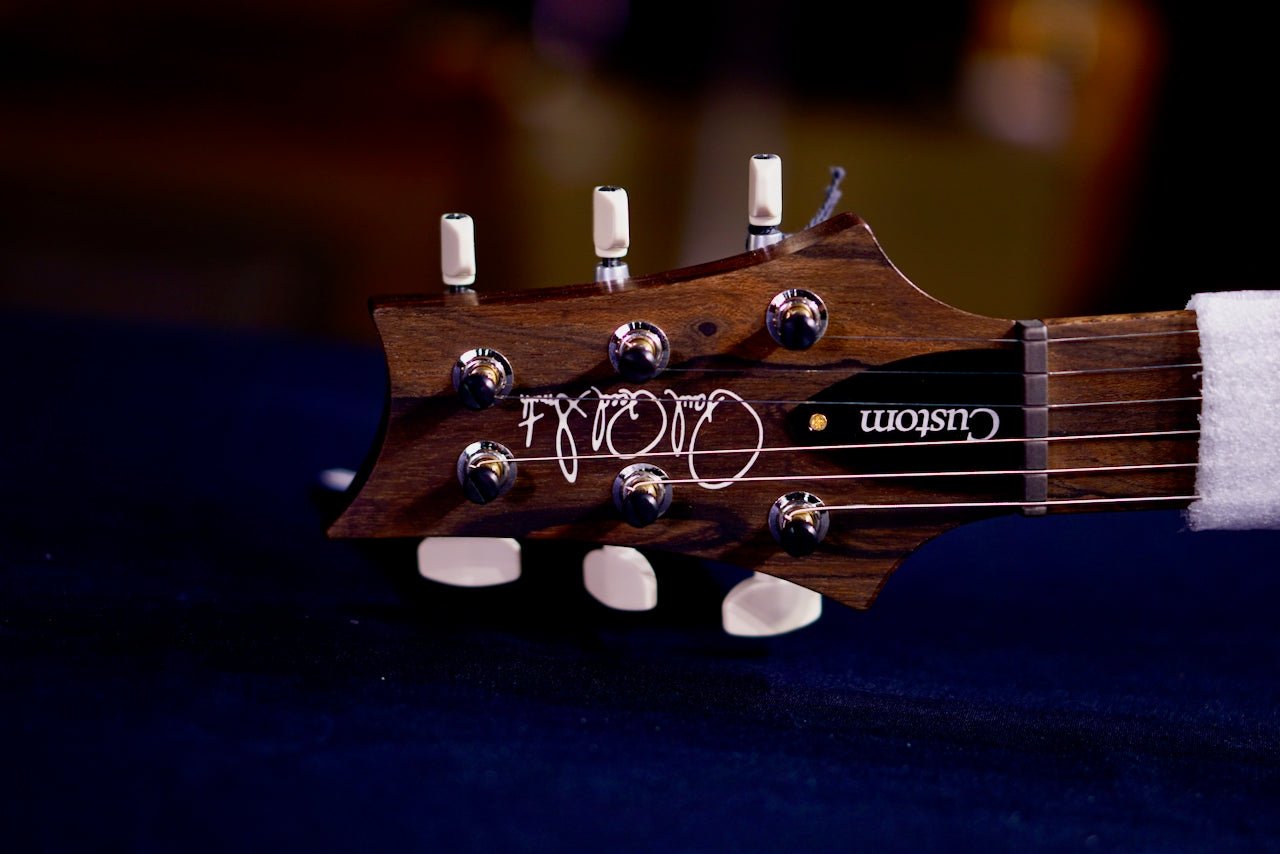 PRS Custom 24 Piezo Wood Library Rosewood Neck Blue fade 0412653