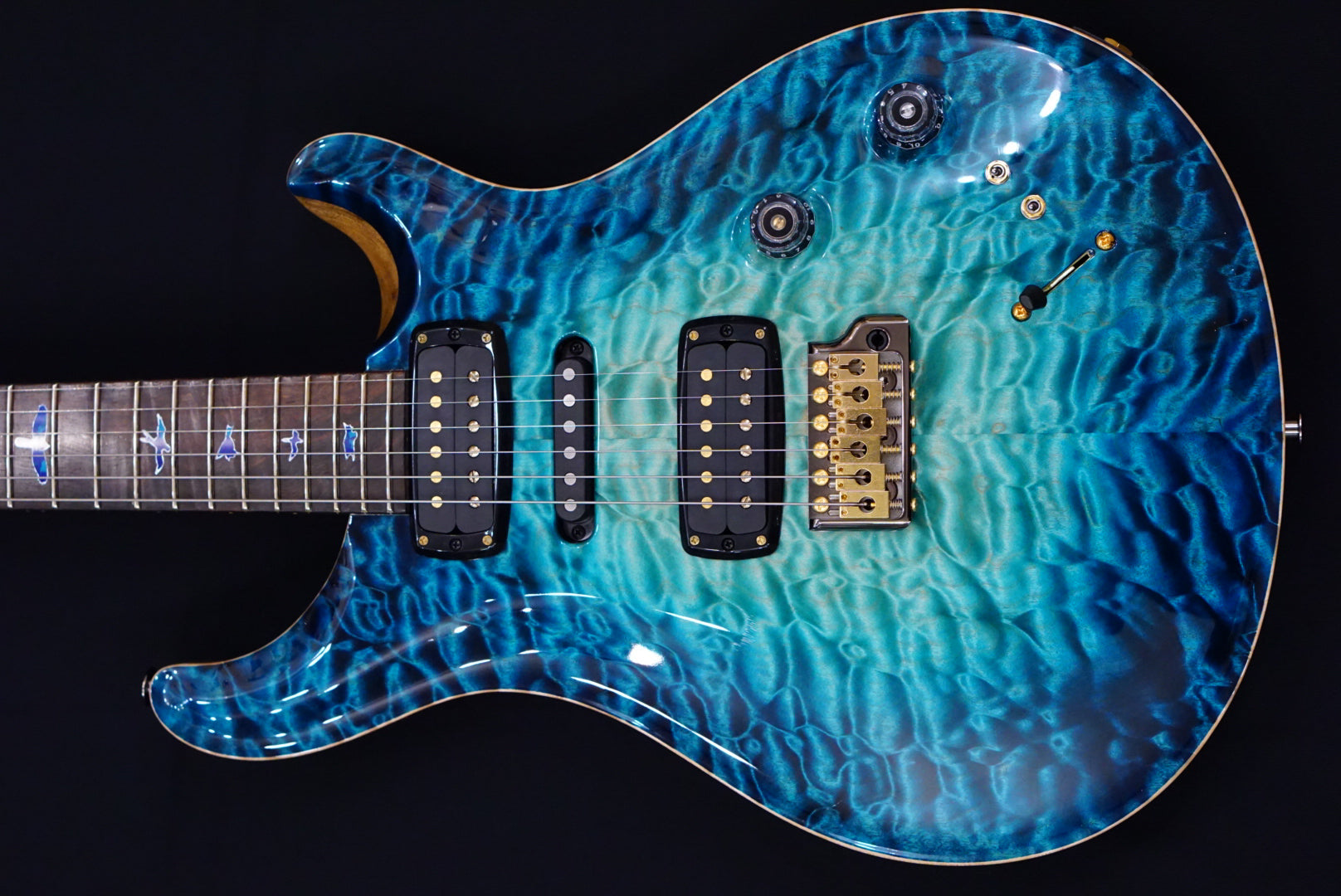 PRS Private stock modern eagle V in sub zero glow - HIENDGUITAR PRS GUITAR
