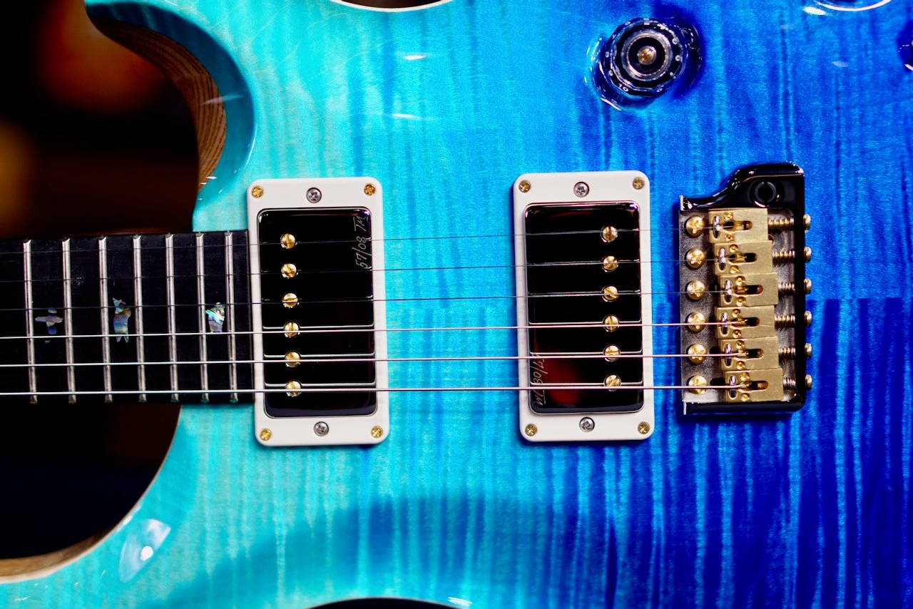 PRS Custom 24 Piezo Wood Library Rosewood Neck Blue Fade 0412660