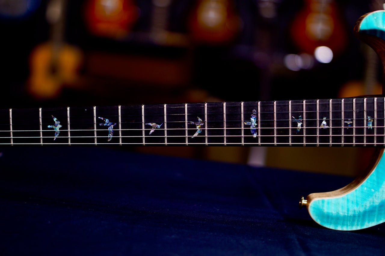 PRS Custom 24 Piezo Wood Library Rosewood Neck Blue Fade 0412660