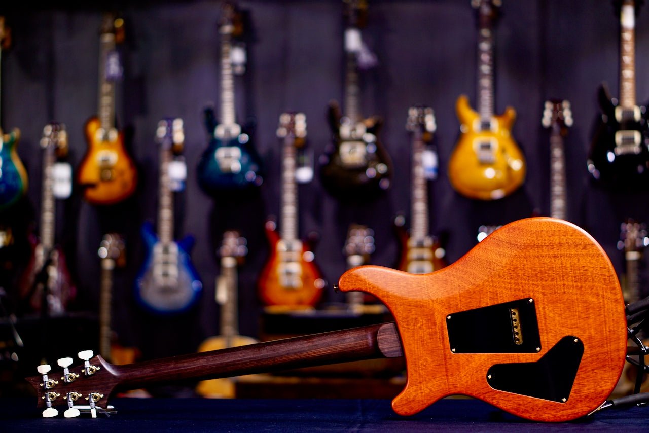 PRS Custom 24 Wood Library Burnt Maple Leaf Satin Rosewood Neck 0412052