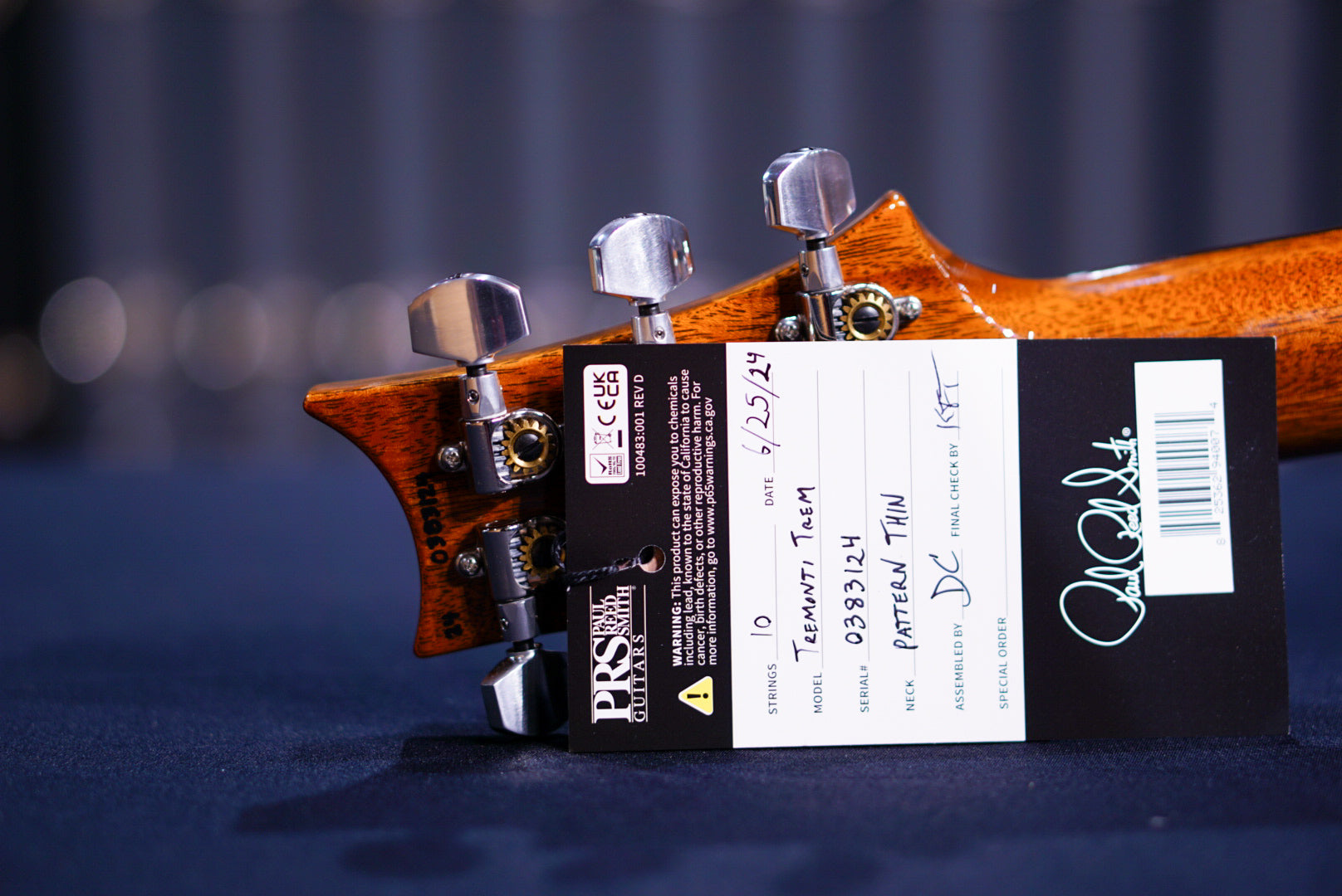 PRS Tremonti yellow tiger 0383124