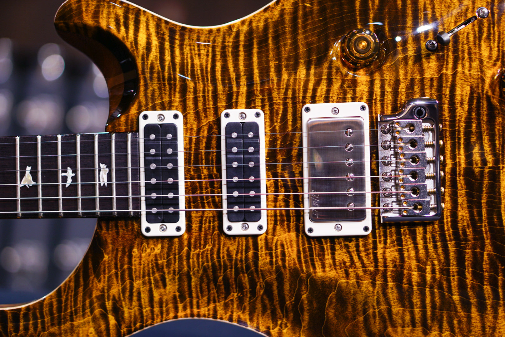 RESERVED PRS Studio yellow tiger 24 0386023