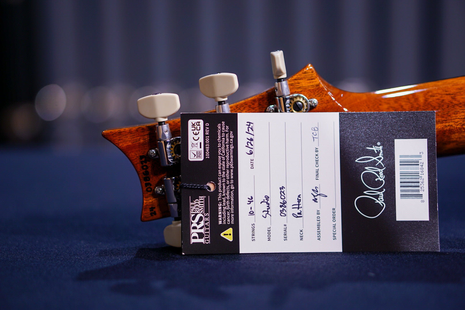 RESERVED PRS Studio yellow tiger 24 0386023