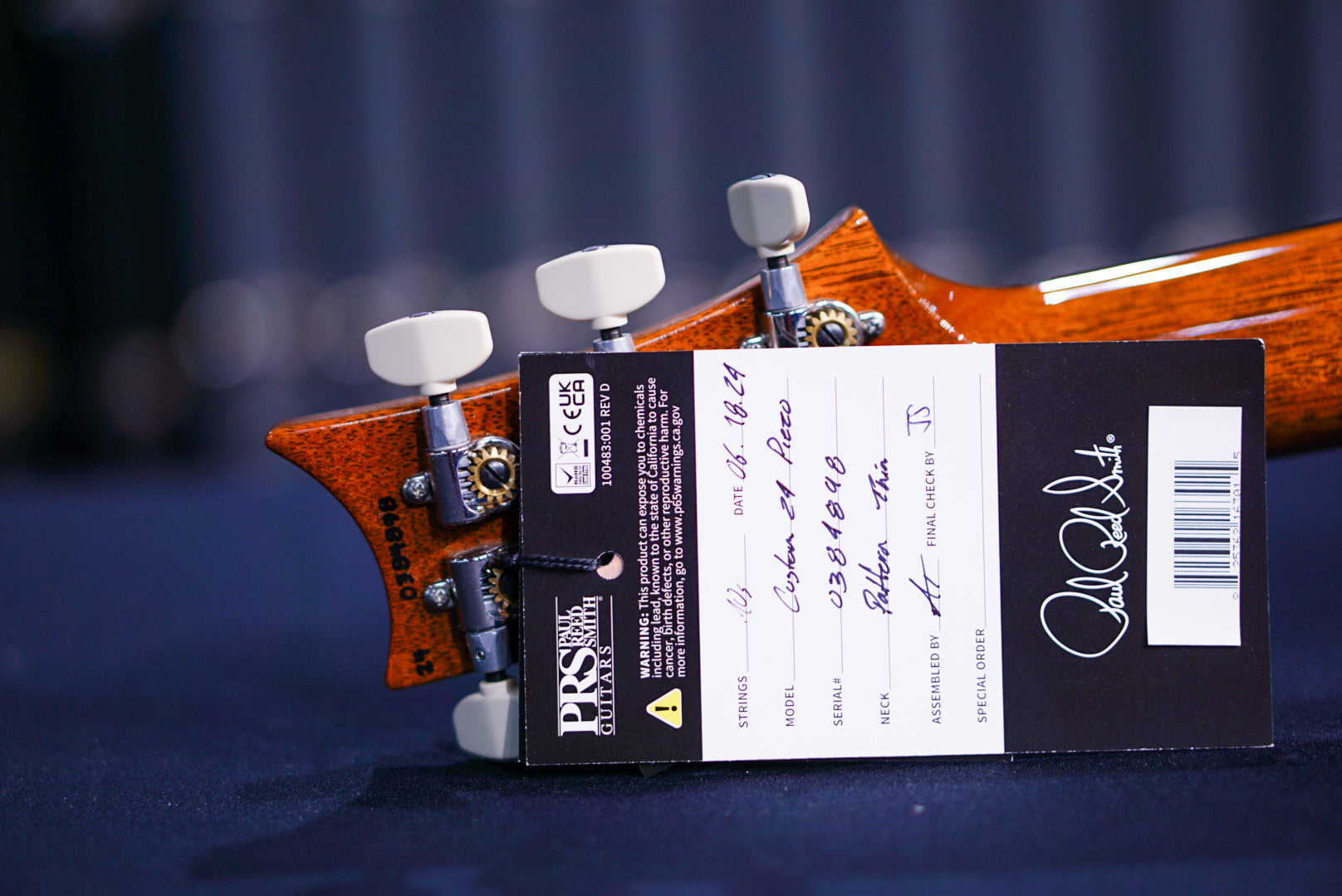 PRS CUSTOM 24 PIEZO YELLOW TIGER 24 0384898