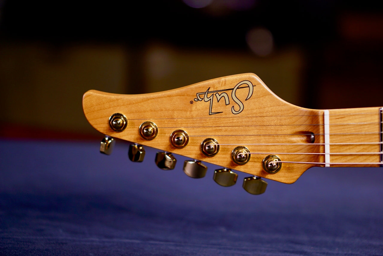 Suhr Standard Custom Faded Trans Wine Red Burst 85774