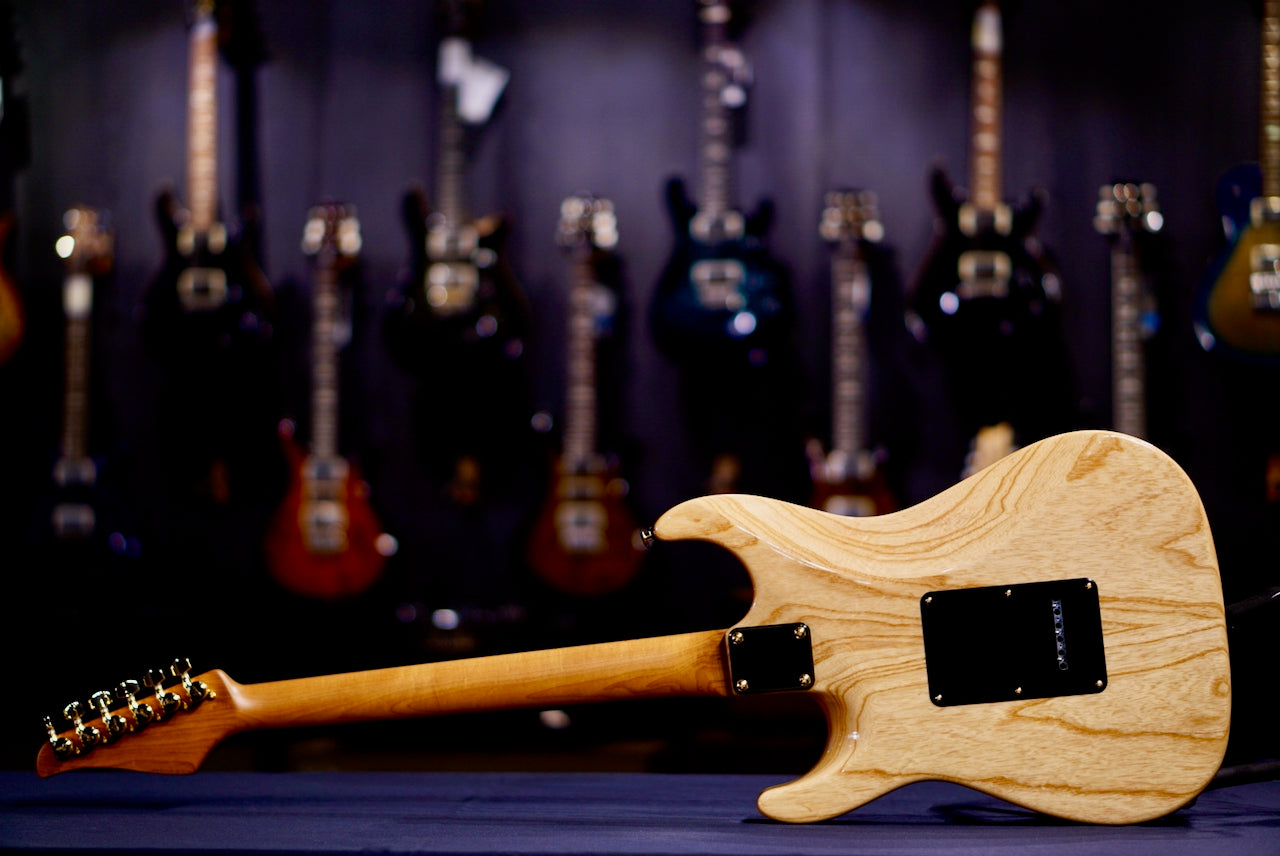 Suhr Standard Custom Faded Trans Wine Red Burst 85774