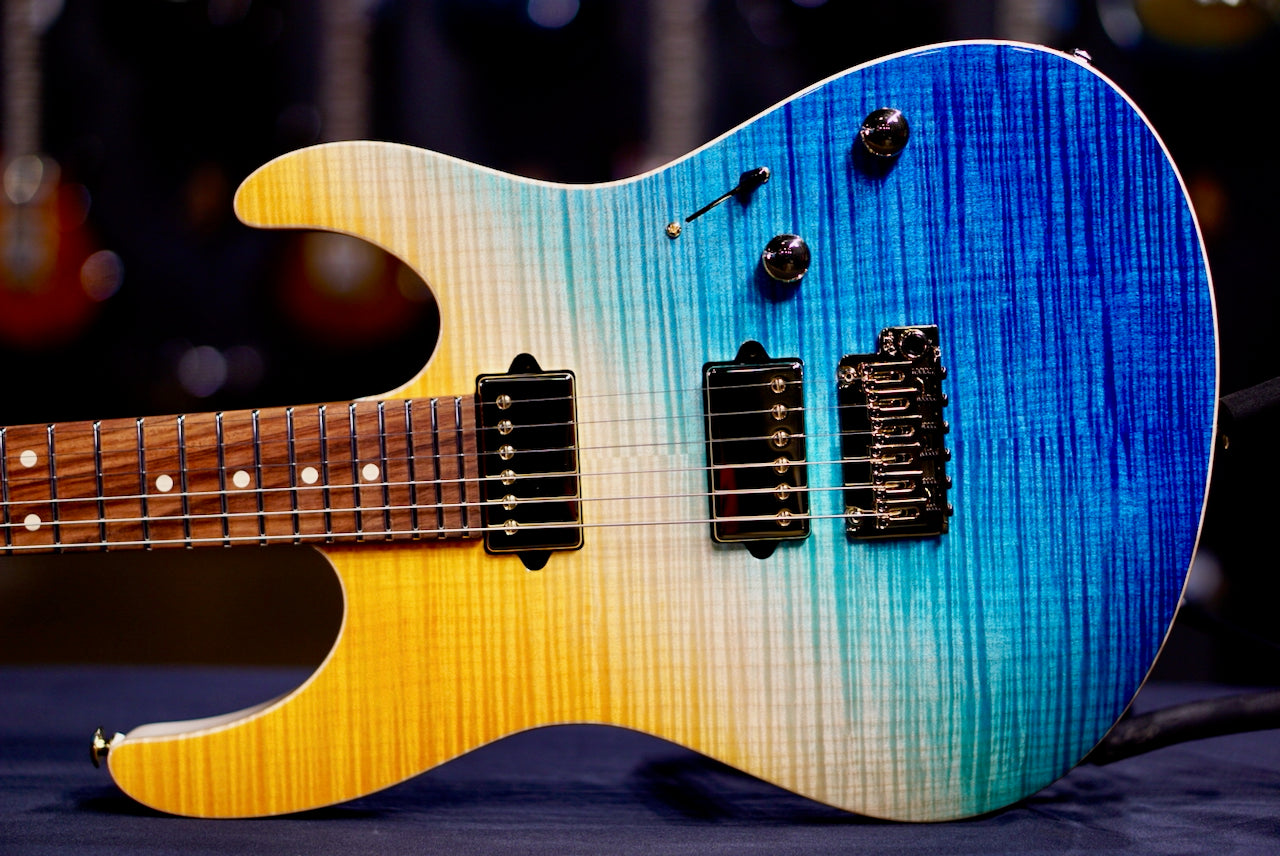 RESERVED Suhr Modern Custom Beach Gradient White Back 87932