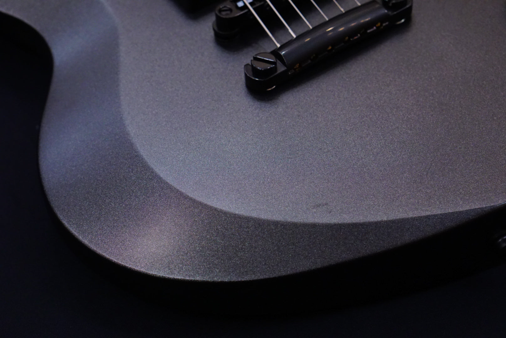 ESP E-II Viper Baritone Charcoal Metallic Satin ES1470233 - HIENDGUITAR E-II GUITAR