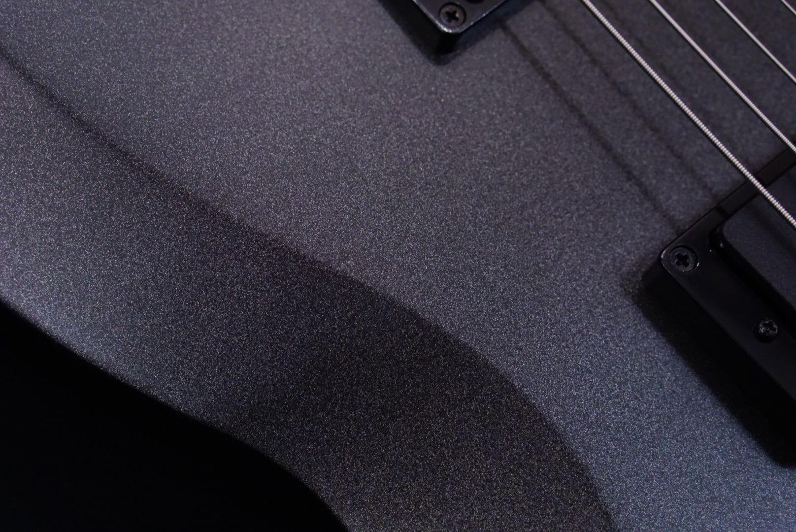 ESP E-II Viper Baritone Charcoal Metallic Satin ES1470233 - HIENDGUITAR E-II GUITAR