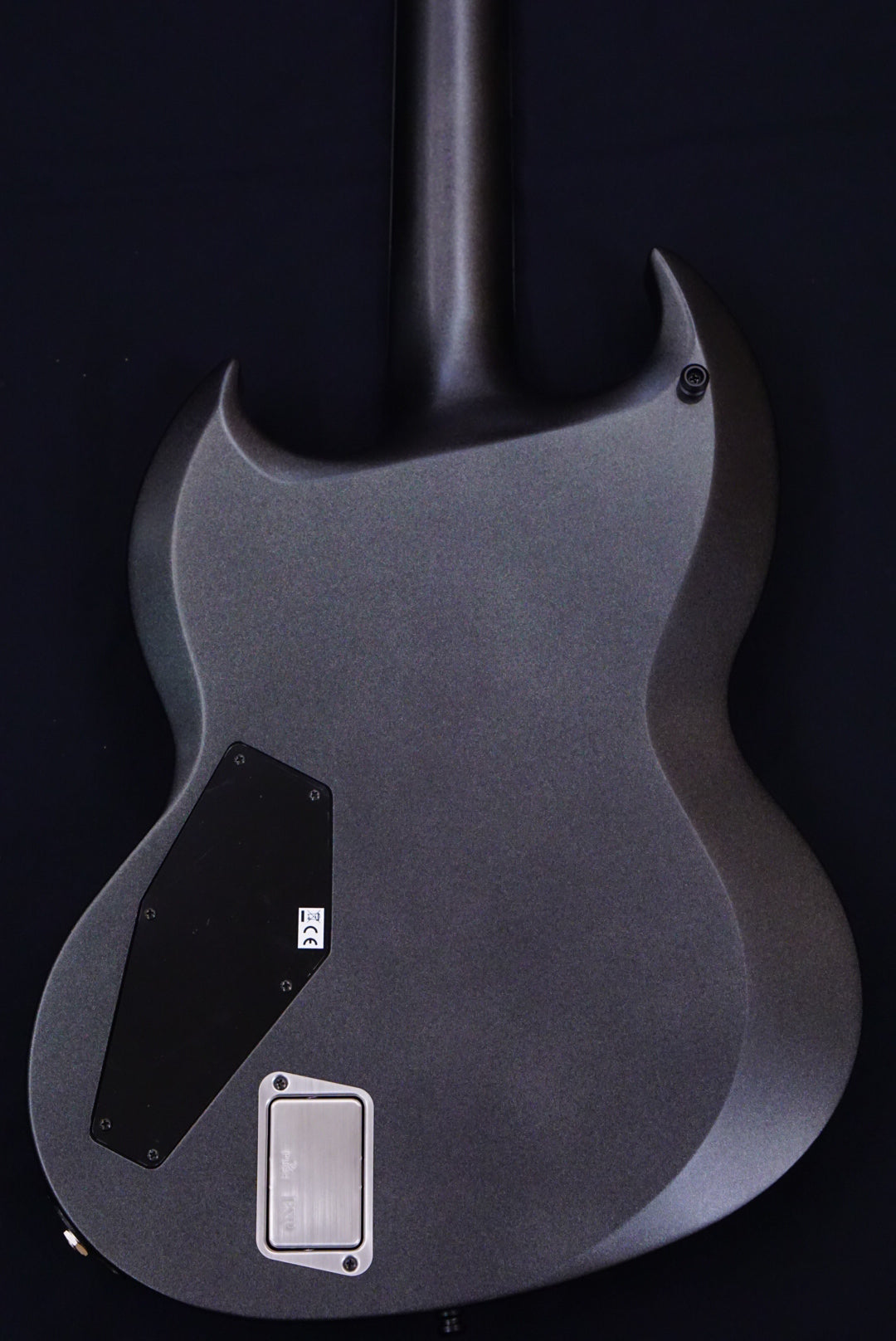 ESP E-II Viper Baritone Charcoal Metallic Satin ES1470233 - HIENDGUITAR E-II GUITAR