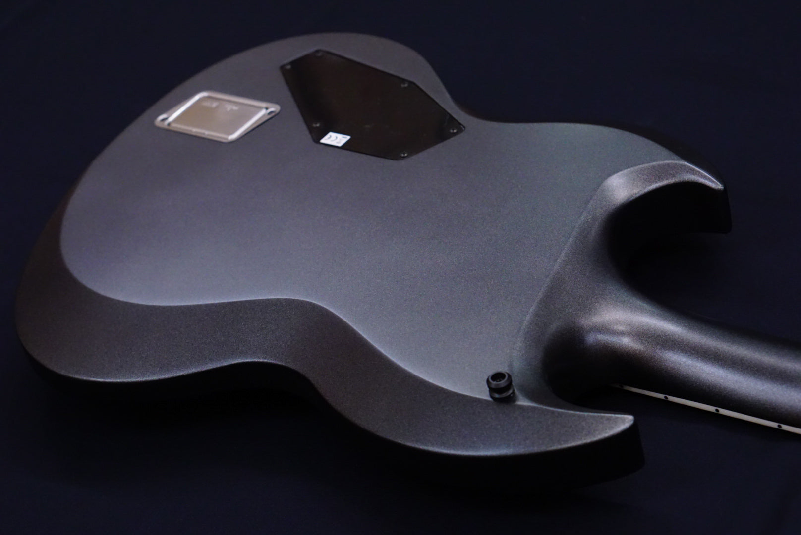 ESP E-II Viper Baritone Charcoal Metallic Satin ES1470233 - HIENDGUITAR E-II GUITAR