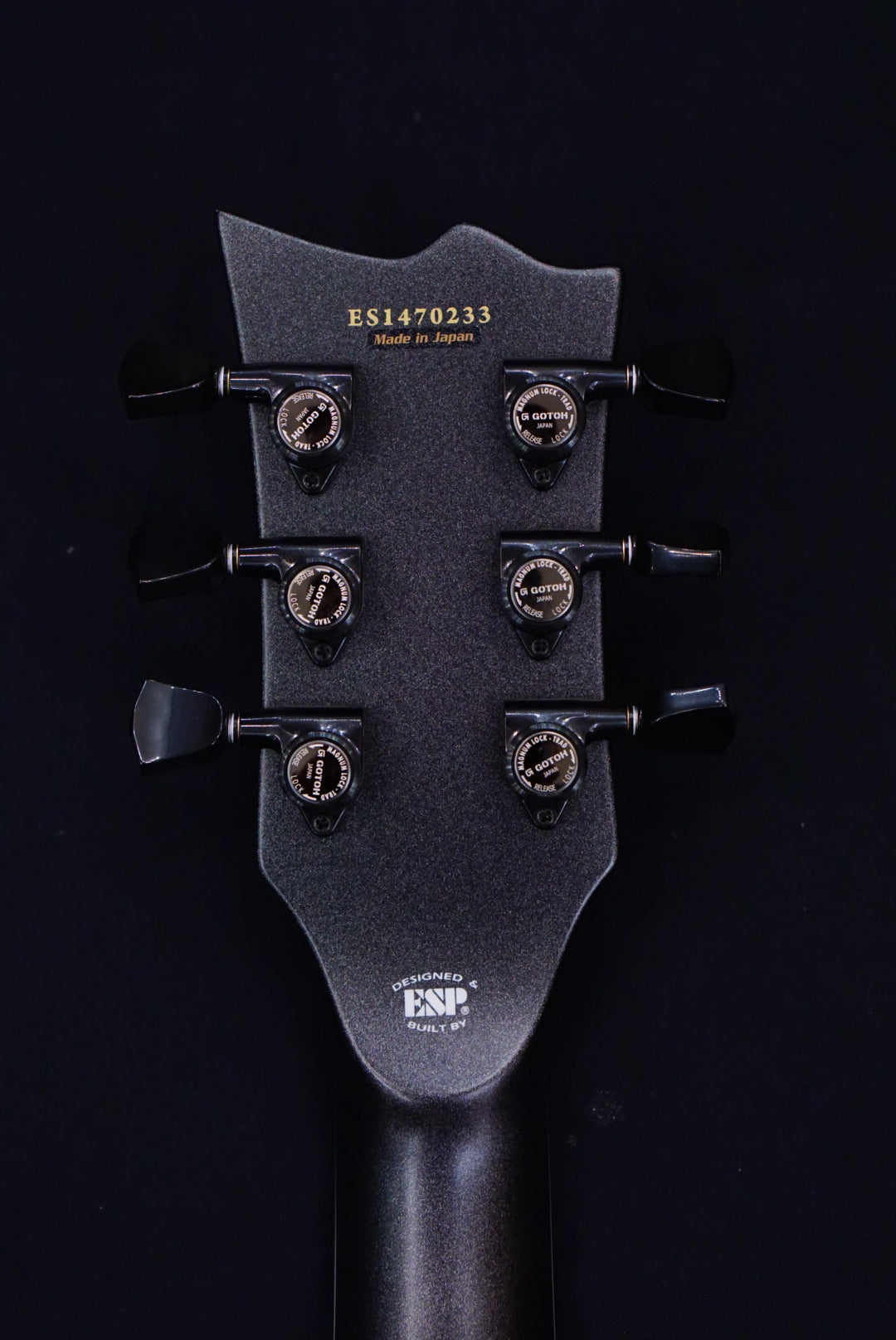 ESP E-II Viper Baritone Charcoal Metallic Satin ES1470233 - HIENDGUITAR E-II GUITAR