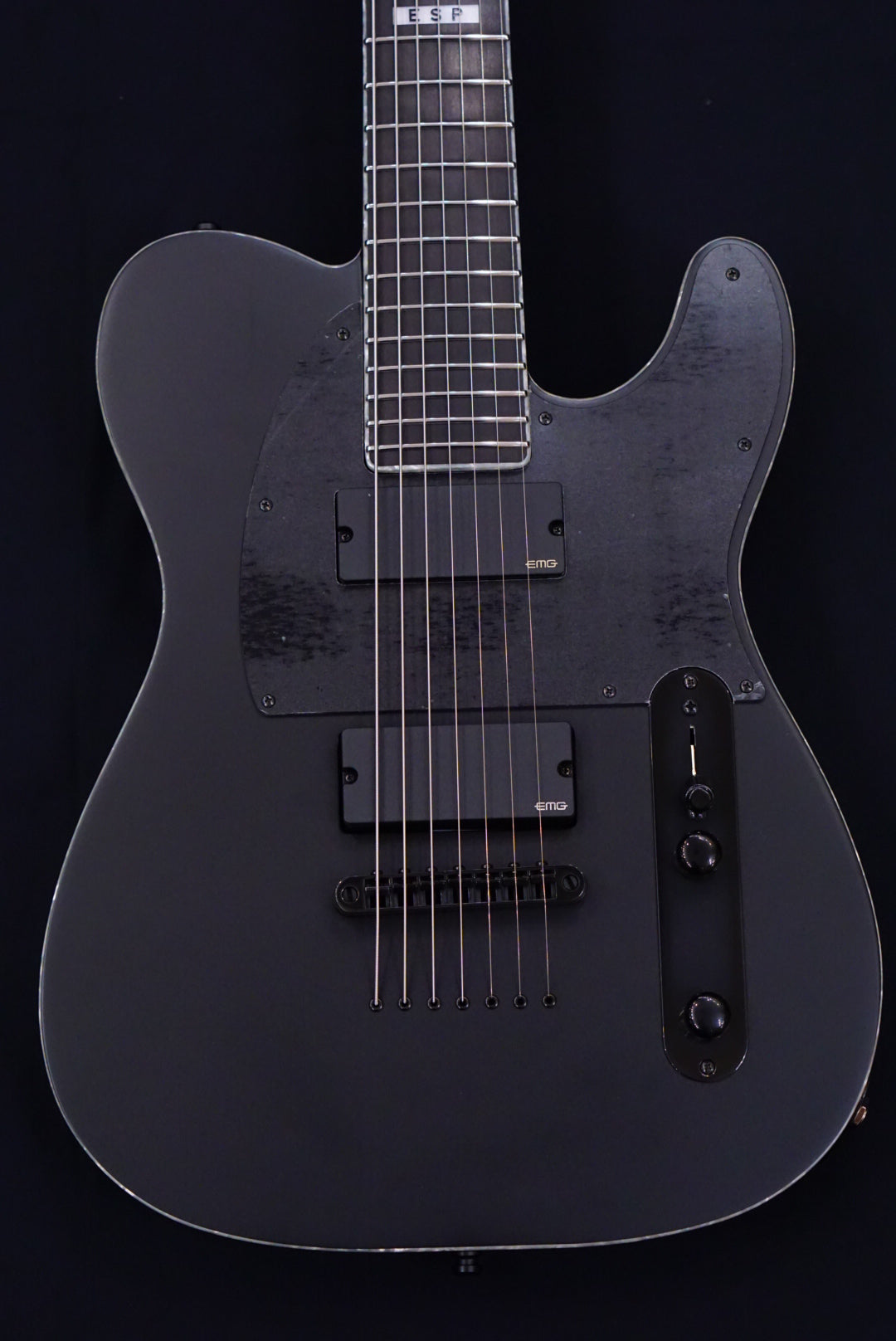 ESP E-II T-B7 BARITONE black satin ES2814223 - HIENDGUITAR E-II GUITAR