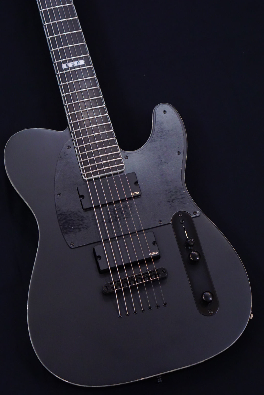 ESP E-II T-B7 BARITONE black satin ES2814223 - HIENDGUITAR E-II GUITAR