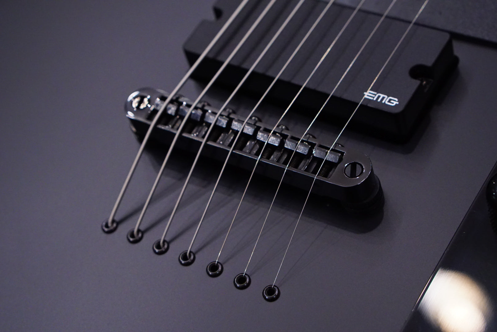 ESP E-II T-B7 BARITONE black satin ES2814223 - HIENDGUITAR E-II GUITAR