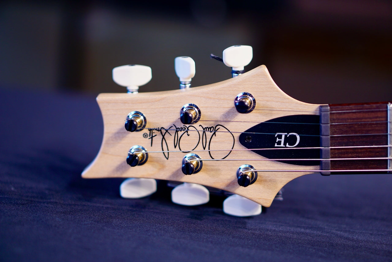 PRS CE 24 Semi Hollow Faded Gray Black Purple Burst 0409311