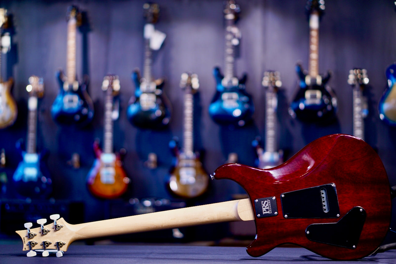 PRS CE 24 Semi Hollow Faded Gray Black Purple Burst 0409311