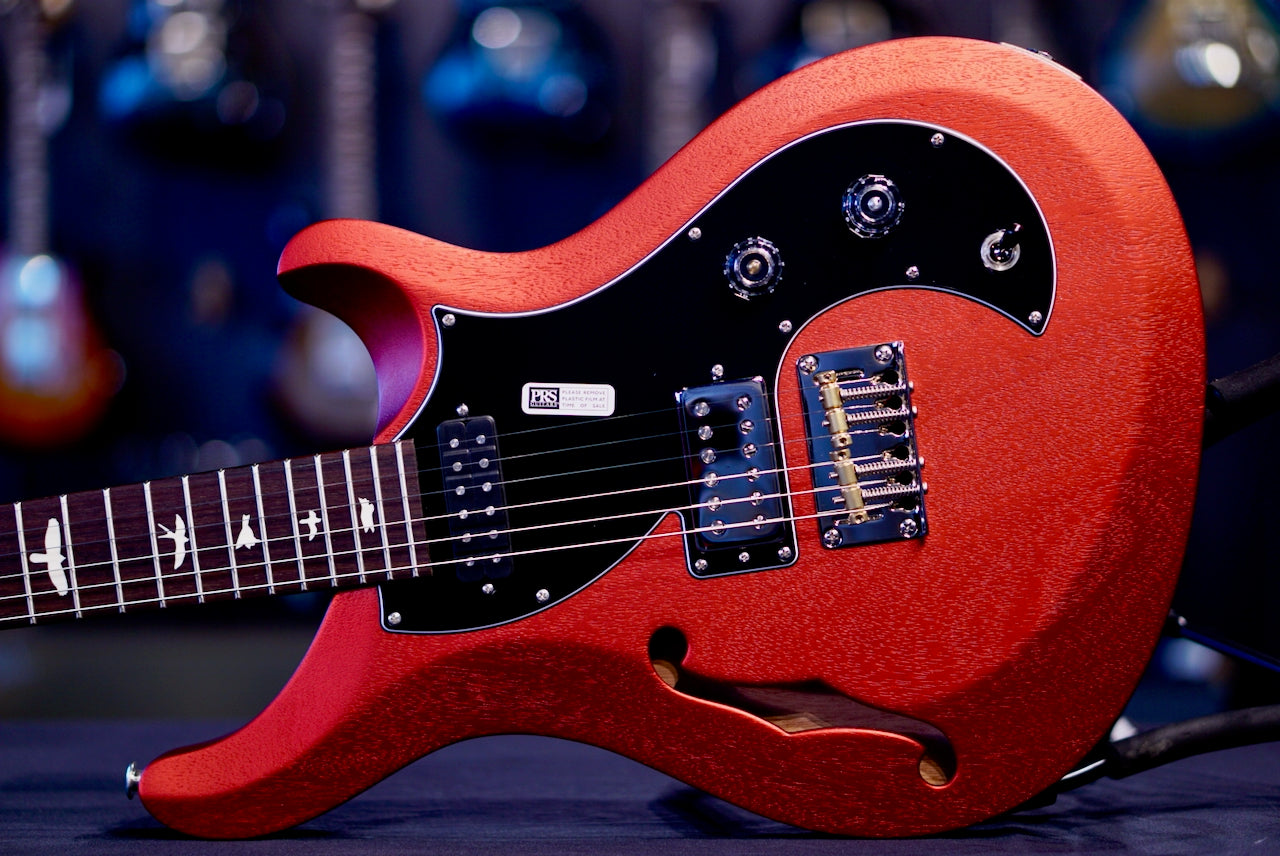 PRS S2 Vela Semi-Hollow Satin Red Apple Metallic S2082775
