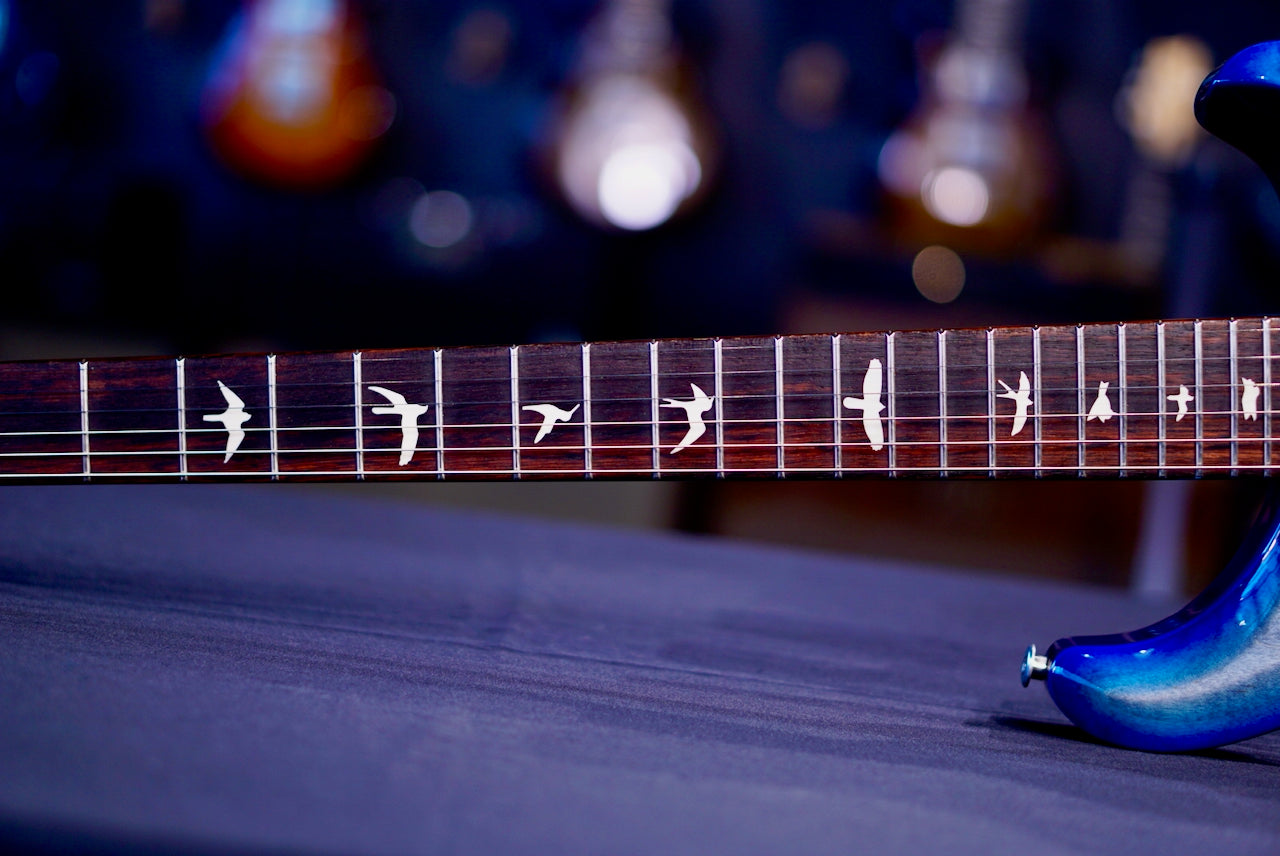 PRS S2 Custom 24 faded grey black blue burst S2083259