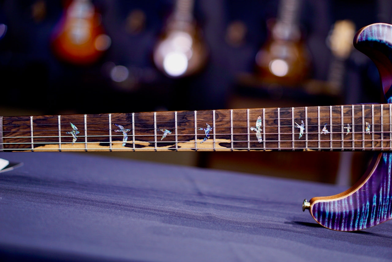 PRS Custom 24 Wood Library Stained Neck Satin Violet 0412785