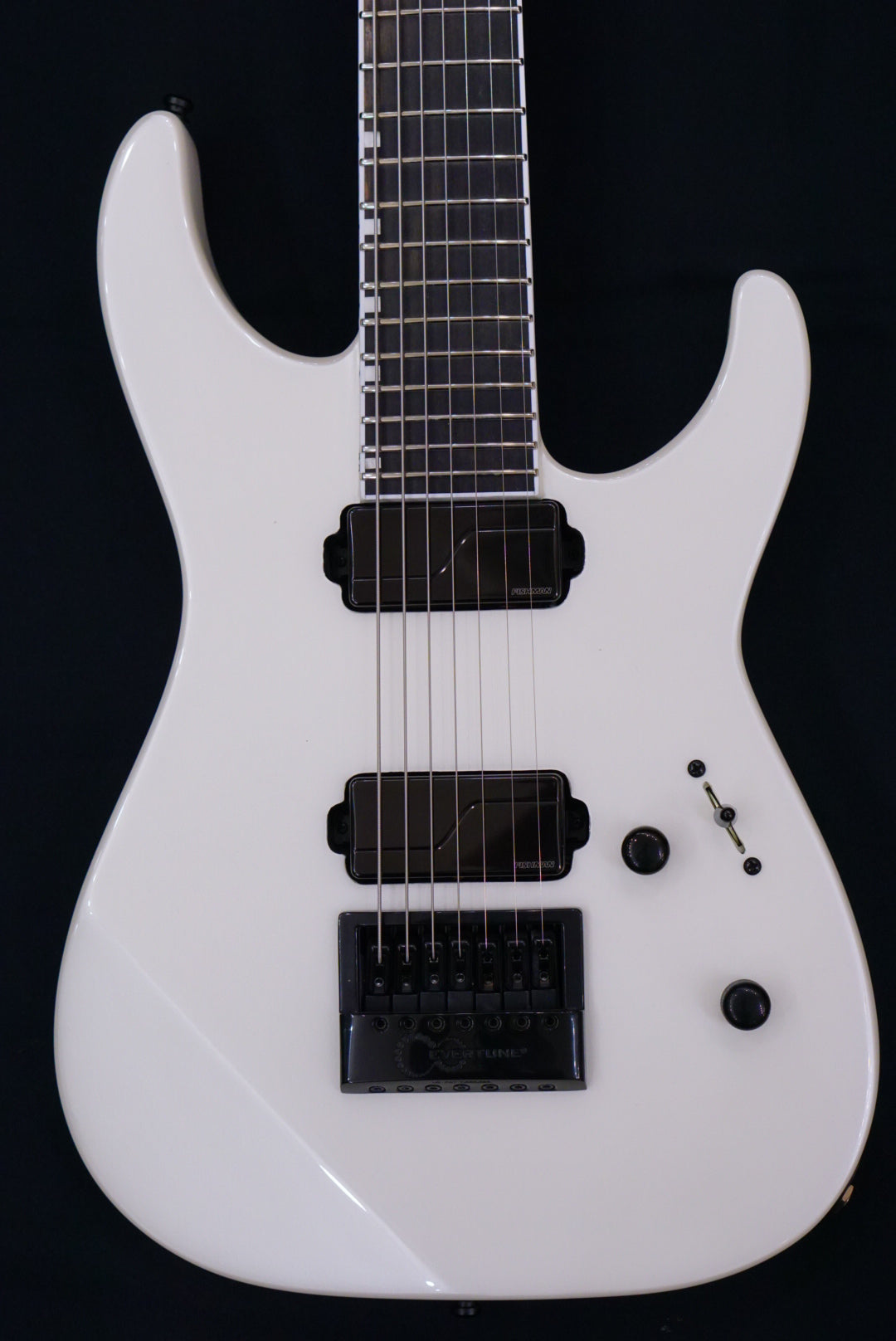 E-II M-II7 baritone evertune Pearl White ES1063223 - HIENDGUITAR   E-II GUITAR