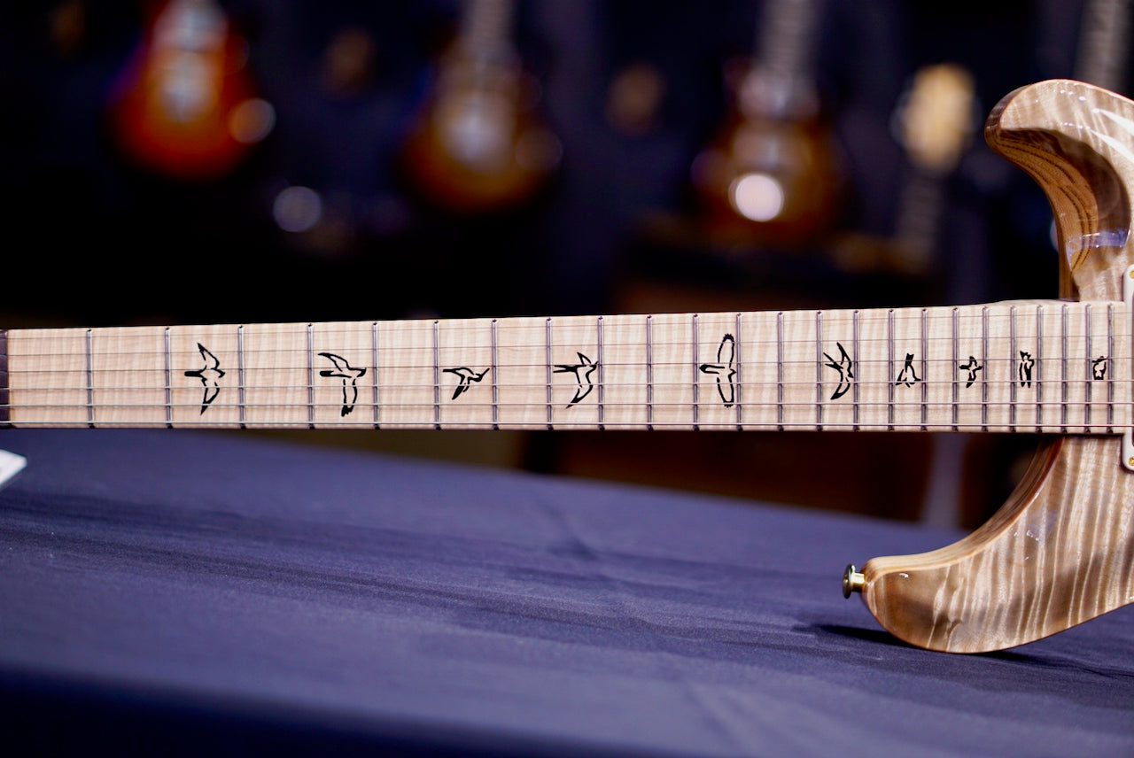 PRS Custom 24 Piezo Wood Library Artist Neck Faded Gray Black Fade 0414023