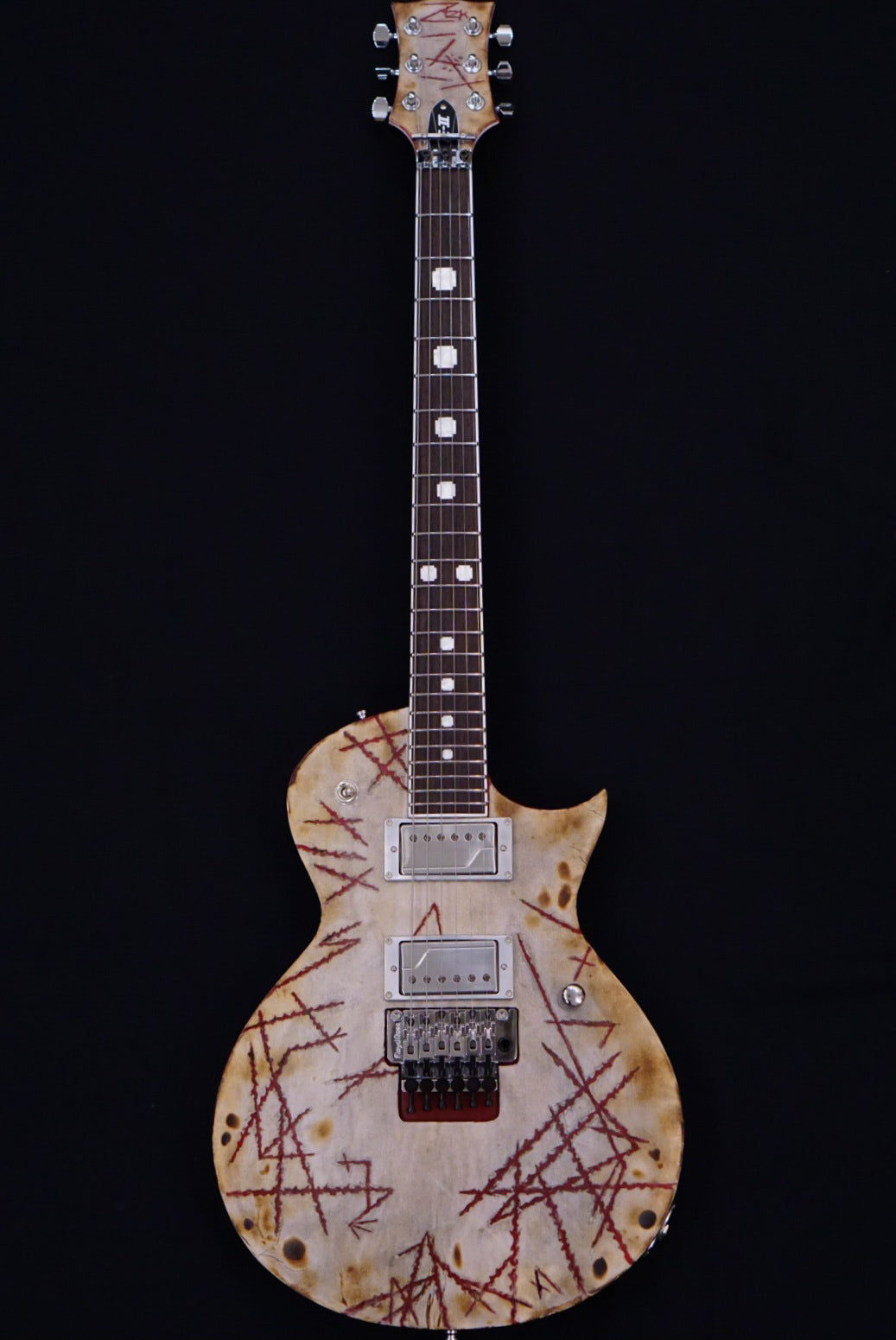 ESP E-II RZK-II DISTRESSED & BURNT ES5645223 - HIENDGUITAR E-II GUITAR