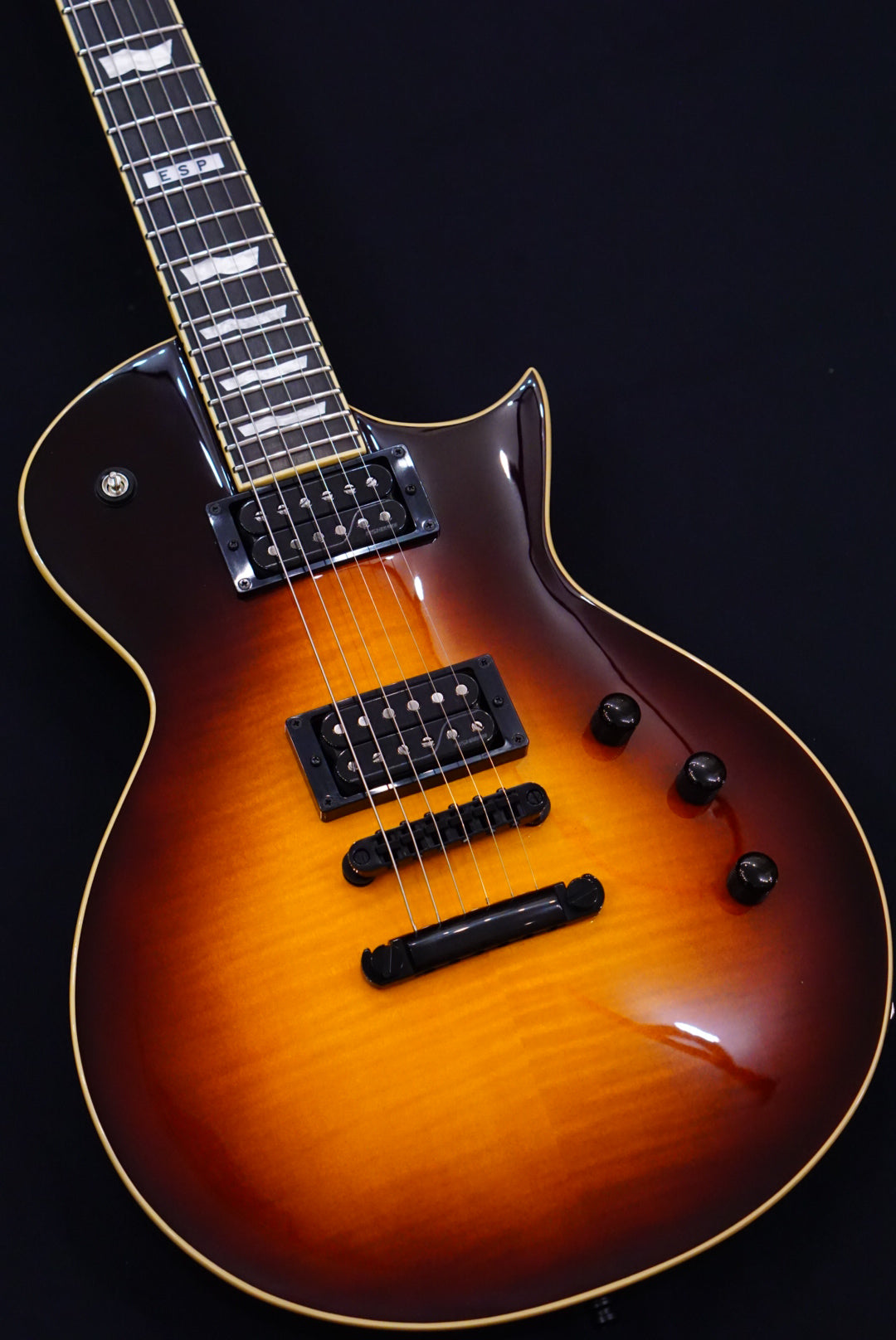 ESP E-II ECLIPSE FULL THICKNESS TOBACCO SUNBURST ES6325223 - HIENDGUITAR E-II GUITAR