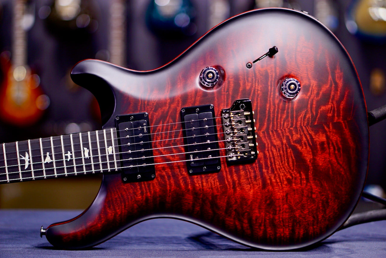 RESERVED PRS 40th Anniversary Custom 24 Satin Limited Edition Fire Smokeburst 0413150